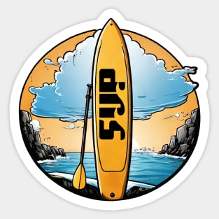 SUP - Puddle Boarding Sticker